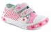 Princess Stardust "Livia" Girl's Twin Velcro Canvas Pumps - Pink