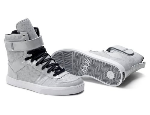 Radii Footwear 'Moonwalker' Grey Perf Men's High Top Fashion Sneaker product image