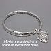 Silver Mother & Daughters Share an everlasting Bond Bracelet
