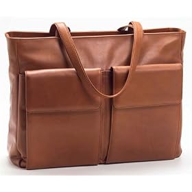 Buy Clava 6012 Pocket Laptop Tote - Vachetta Black by Clava
