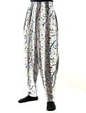 41aPdfBRPVL. SL160  BAGGY GYM WORKOUT PANTS BLUE CRACKLE PRINT