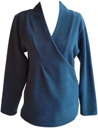 HadleyStilwell Fleece Nursing Top-Teal-MD