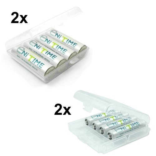 8er-Pack Yuasa eNiTIME Akkus AA