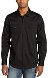 Sean John Mens Long Sleeve Double Flap Shirt