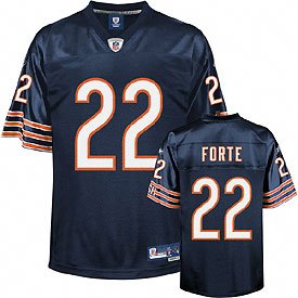 Matt Forte Chicago Bears Reebok Replica Jersey Blue Size Medium #22
