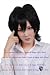 NEW fashion HOT sexy Black Curly Anime cosplay wigs party Masquerade girls 30CM