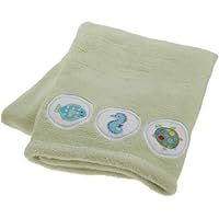 Kids Line Calypso Boa Blanket, Green