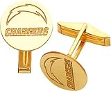 14K Gold NFL San Diego Chargers Logo Cuff Links