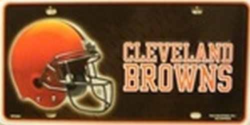 Cleveland Browns NFL Football License Plate Plates Tags Tag auto vehicle car front