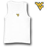 West Virginia Mountaineers NCAA Debut Tank Top Shirt For Women (White)