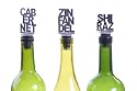 Oenophilia Varietal Stoppers, Set of 3 Assorted