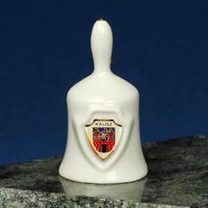 #!Cheap Ceramic Mini Hand Bell - KALISZ Shield