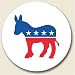 Kitchen & Housewares : Democrat Auto Coaster, Single Coaster for Your Car