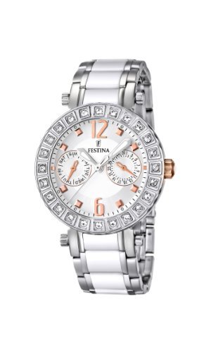 FESTINA Women's Watch Ceramic and Steel Brand F16587/2