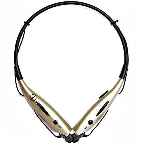 Universal S Gear -7000 Wireless Music A2dp Stereo Bluetooth Headset Neckband Style Earphone Headphone performance flexible comfort quick Foldable Hands free Gold