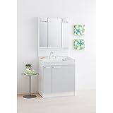 TOTO LDCF075BHGEN2G + LMCF075B3GFC2G （洗面化粧台 + 三面鏡750mmセット）