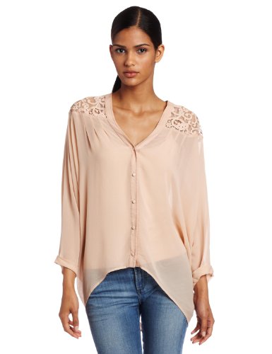 Twelfth St. By Cynthia Vincent Women's Lace Back Blouse