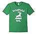 Men's Waupaca_Wis - Strange Hawkins High School Things T-shirt Large Grass