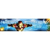 Iron Man 3 Birthday Banner