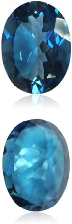 22.00-24.00 Cts of 20X15 mm AAA Oval London Blue Topaz ( 1 pc ) Loose Gemstone