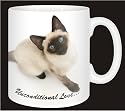 SIAMESE KITTEN CAT with Love Coffee Mug