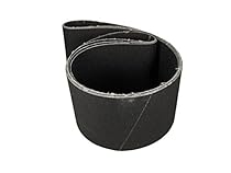 4 X 36 Inch Silicon Carbide Extra Fine Grit Sanding Belts 600, 800, 1000 Grits, 3 Pack Assortment

