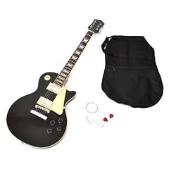 E-Gitarre LP Les Paul Standard Bauart in Schwarz mit Tasche und Ersatzsaiten