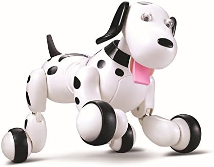 Robot Dog, Wireless Remote Control Electronic Smart Dog Pet Children's Toy Dancing Robot Electric Dog, Black