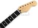 Mighty Mite Birdseye Maple and Ebony Licensed Strat Neck - Abalone Dots