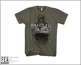 Brantley Gilbert Spray Photo Olive S S Men's T-shirt (GB104) (Medium)