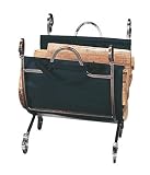 Outdoor Living : UniFlame Antique Copper Log Holder W/ Canvas Carrier