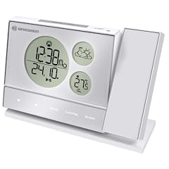 BRESSER Wetterstation BF-PRO - Funkwetterstation mit Wand-/Deckenprojektion und Au�ensender