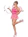 Pink Cupid Costume Sexy Pink Dress Bow And Arrow