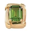 14K Yellow Gold Peridot Pendant