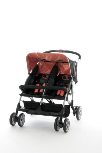 Osann 0161-129 - Zwillingssportwagen Duo LX Orange Preisvergleich