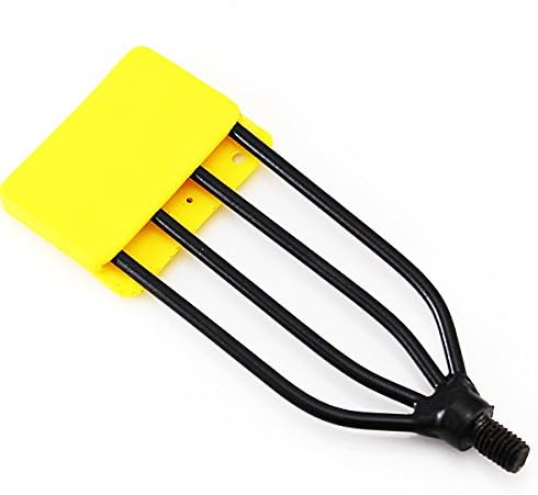 4 Prong Harpoon Metal Fish Salmon Barbed Spears Gig 8mm Head Fishing Tackles