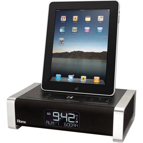 iHome App-Enhanced Alarm Clock with Bluetooth and FM Radio for iPad, iPhone and iPod