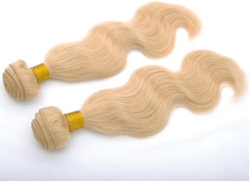elehair (TM) 5A Body Wavy Light Blonde 613# Brazilian Virgin Hair Human Hair Extension Bundles (one bundle) (20'')