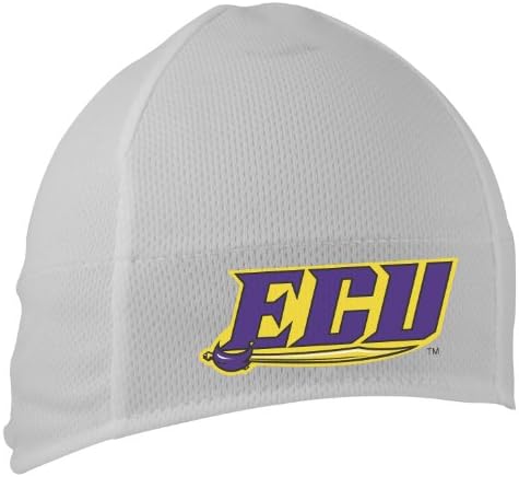 NCAA East Carolina Pirates Midcap High Performance Beanie, White