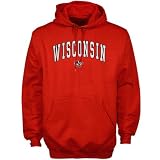 Wisconsin Badgers Cardinal Mascot One Hoody Sweatshirt