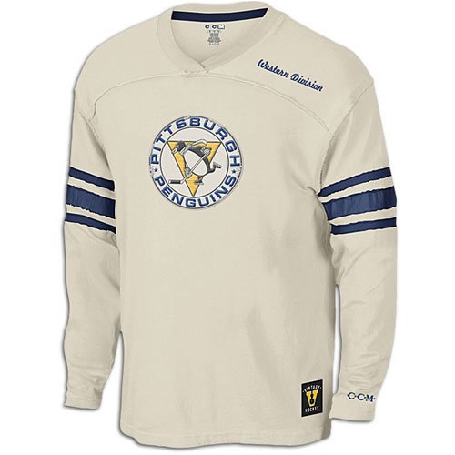 Buy Penguins CCM Mens NHL Flawless Team LS Jersey
