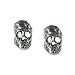 Jewelry : Stud Earrings Sterling Silver - Small Skulls