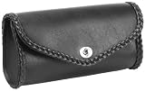 ALC Saddlebags 8262B-L Premium Vinyl Low Mount Windshield Bag with Braid