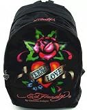 ED HARDY Bruce Eternal Love Backpack book Bag Laptop