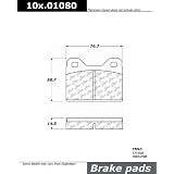Centric Parts 100.01080 100 Series Brake Pad by Centric