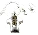 3-d 00 Fashion Leader Inspirational "By day, the Lord directs his love..." Cross Necklace and Matching Heart Earrings Set Silver Tone on Message Card