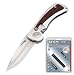 SET: Leatherman Steens Jagdmesser inkl. Lederholster und MagLite Solitaire Taschenlampe (schwarz)