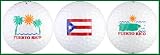 Puerto Rico Golf Balls w/ Palm Trees, Flag and Map