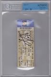 Jason Kidd Dallas Mavericks Signed Autographed Ticket Jsa Coa Matching Numbers
