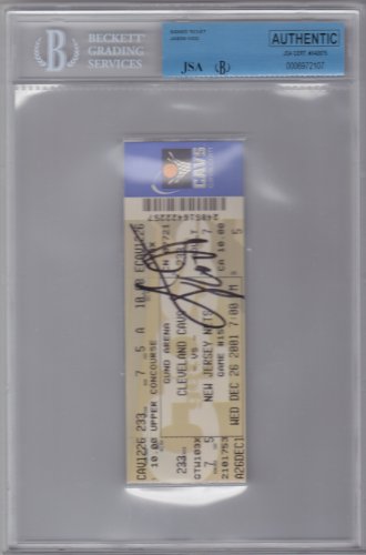 Jason Kidd Dallas Mavericks Signed Autographed Ticket Jsa Coa Matching Numbers